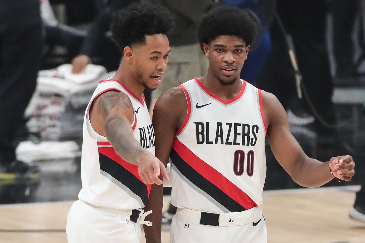 Anfernee Simons Advocates Patience with Scoot Henderson - Blazer's Edge