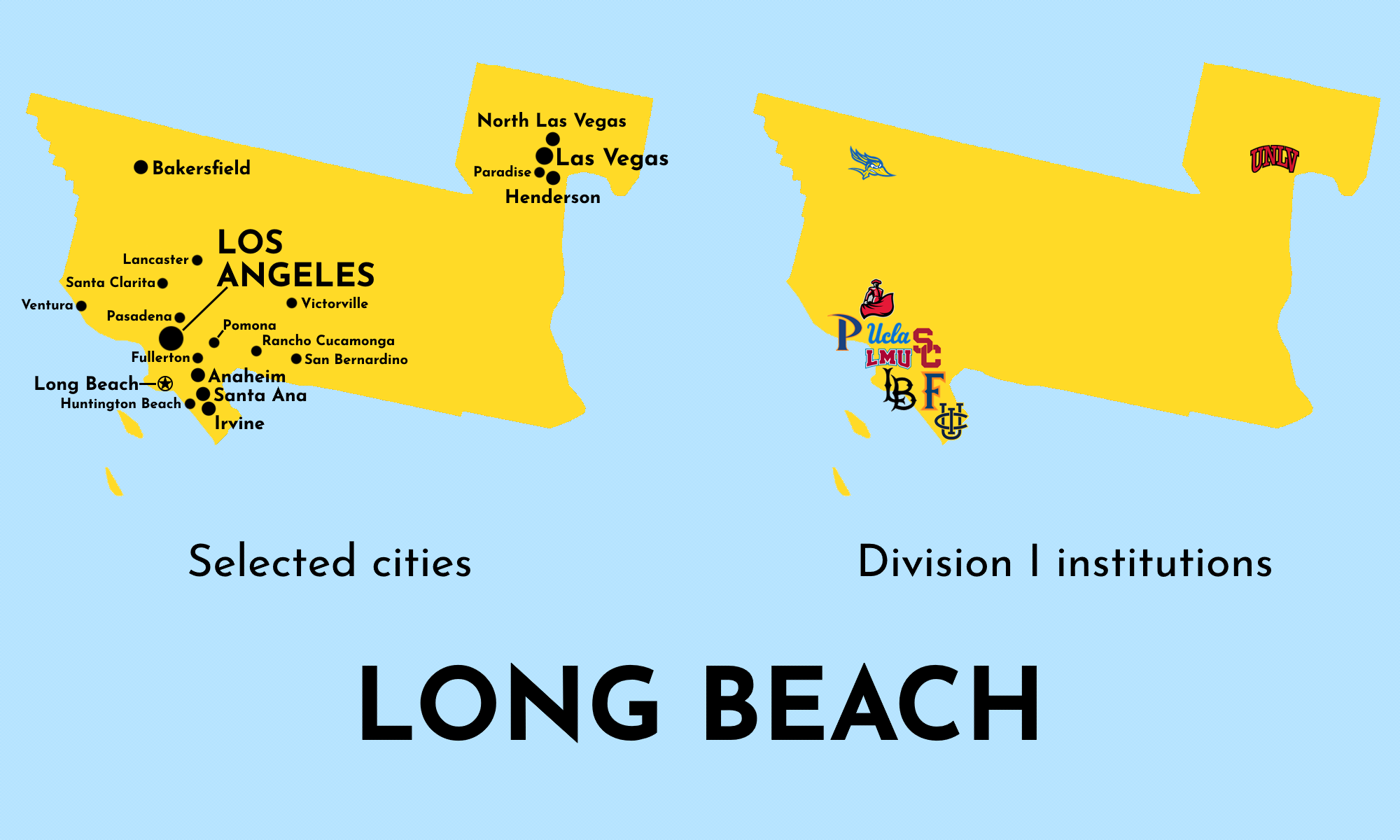 Map of Long Beach