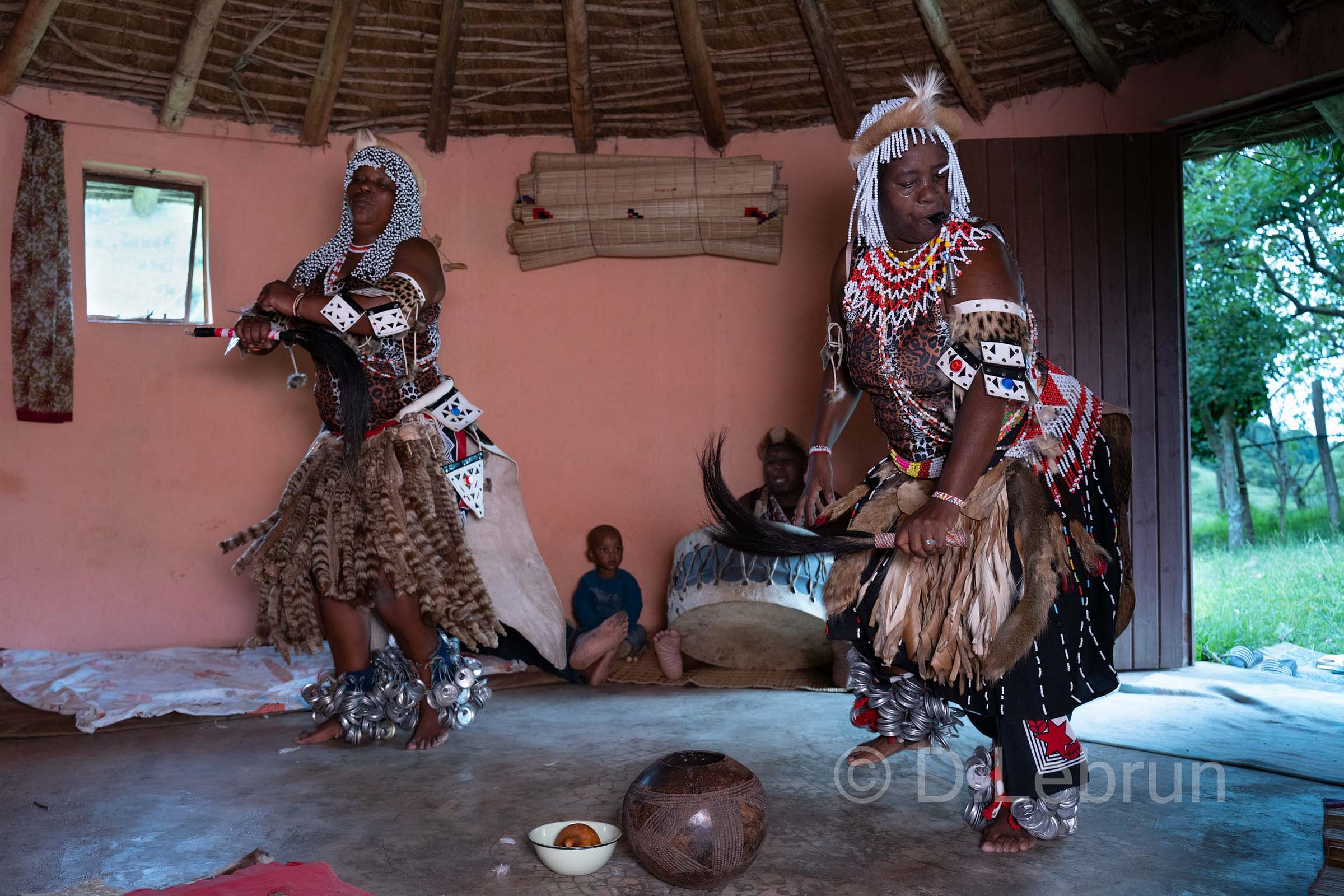 Many South Africans consult Sangomas to get healed. 