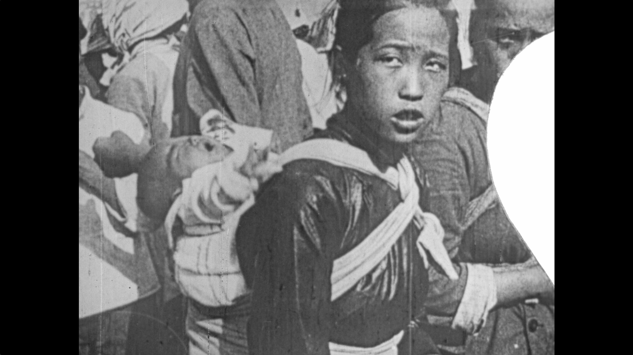 Scene from a rare film of the 1923 Great Kantō Earthquake