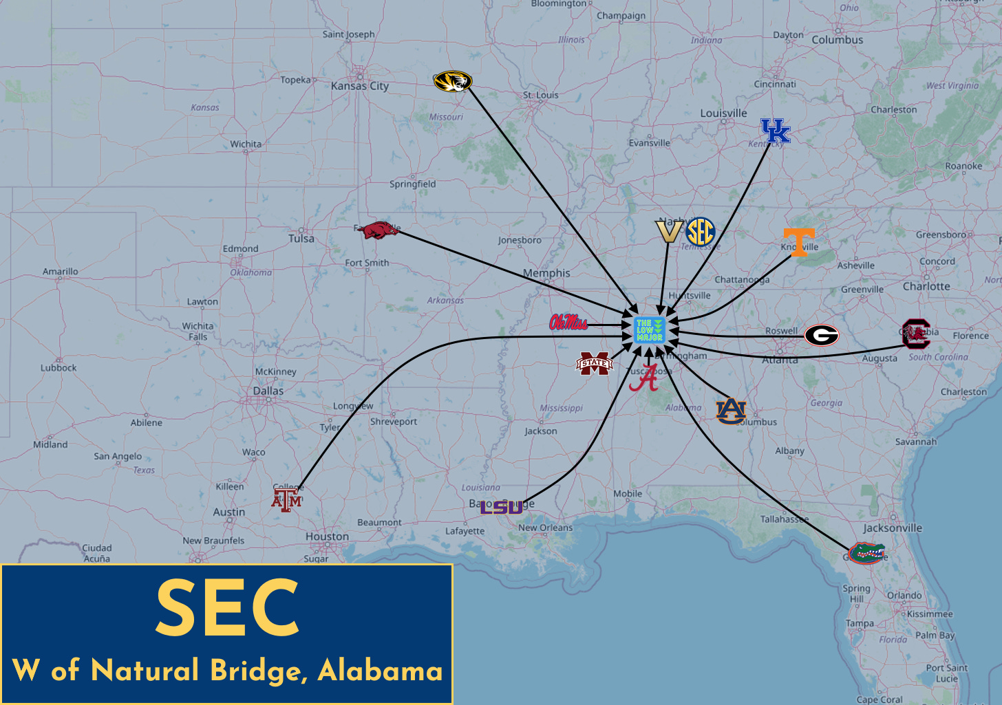 SEC midpoint map