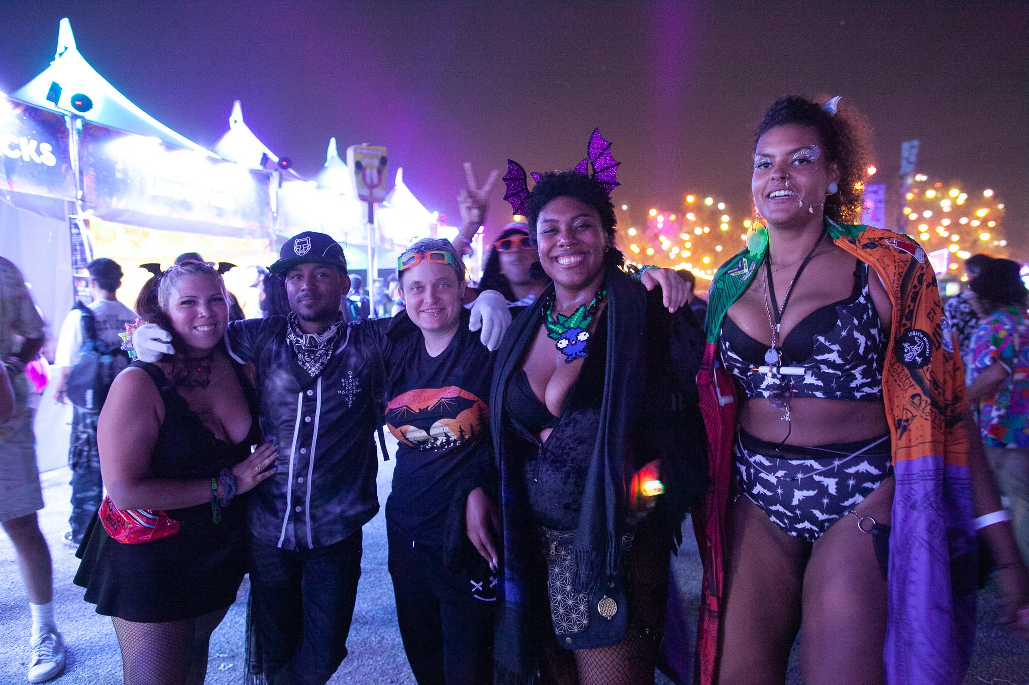 Fans at Nocturnal Wonderland festival, 2023, photos by Raymond Leon Roker