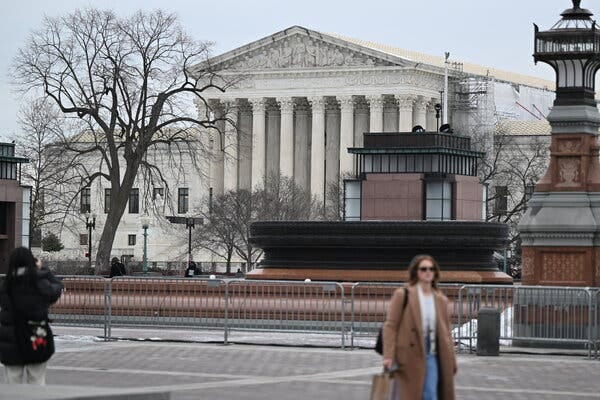 The Supreme Court building in Washington.