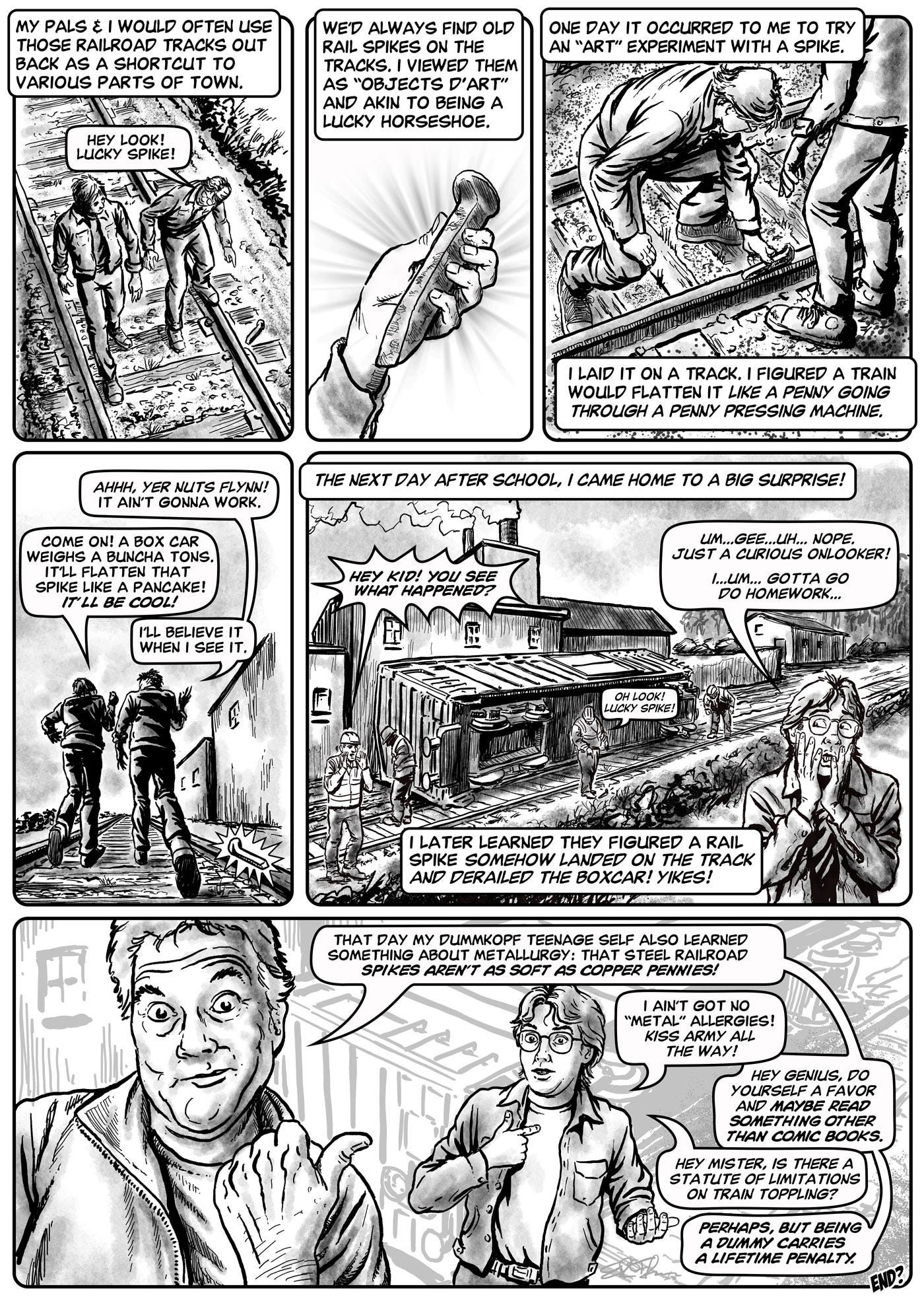 Metallurgy for Dummies page 3 comic by E.R. Flynn