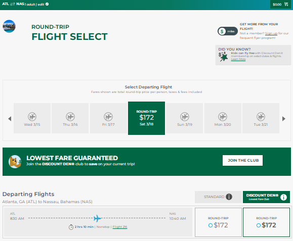 Frontier Flights To The Bahamas