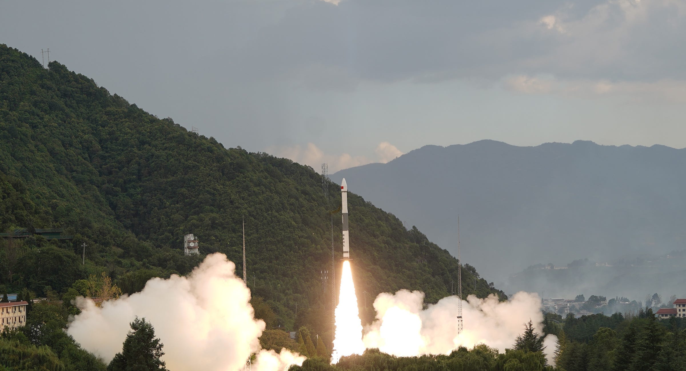 Kuaizhou-1 lifting off from the Xichang Satellite Launch Center on September 20th.