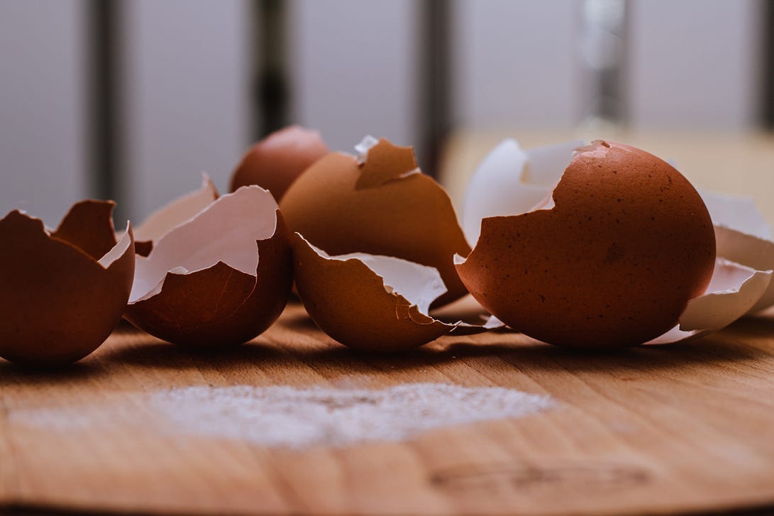 Broken eggshells By avelina_boyko