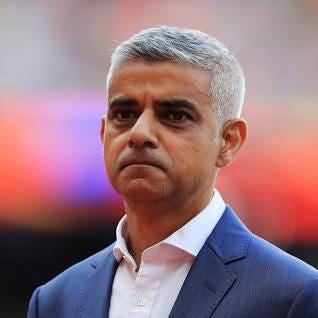 LONDON, ENGLAND - AUGUST 04:  Mayor of London, Sadiq Khan looks on during day one of the 16th IAAF World Athletics Championships London 2017 at The London Stadium on August 4, 2017 in London, United Kingdom.  (Photo by Richard Heathcote/Getty Images)