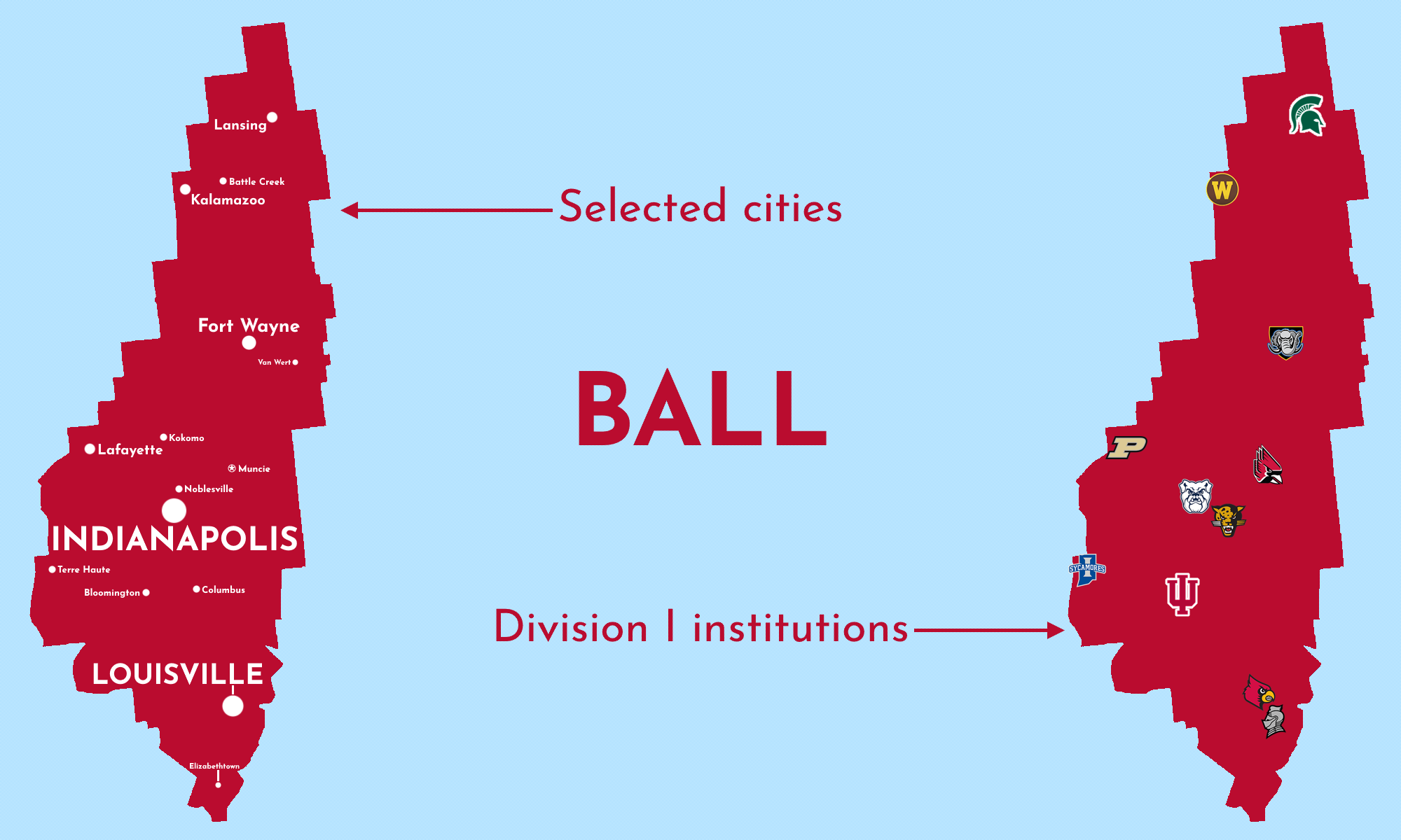 Map of Ball