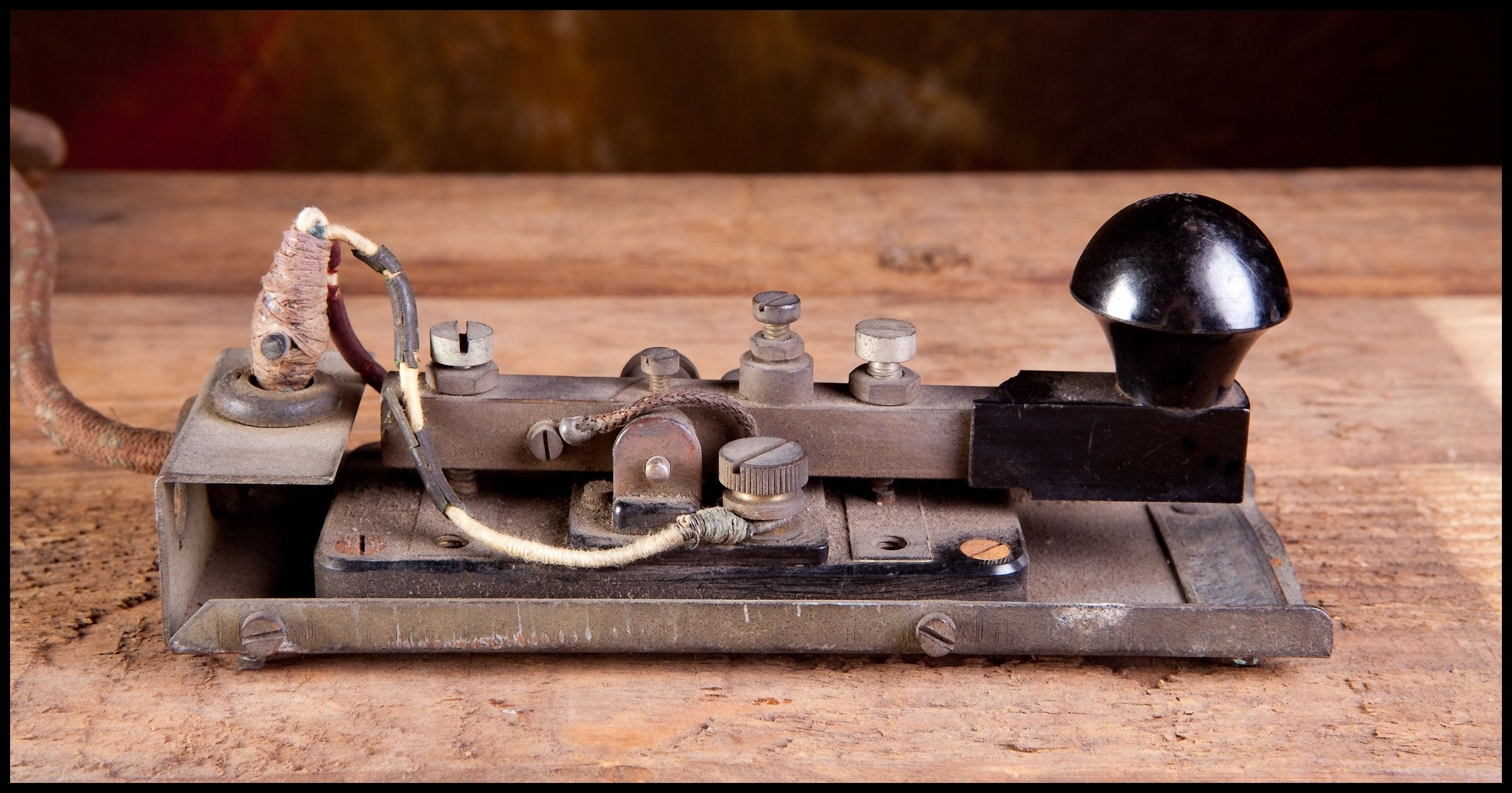 A telegraph key
