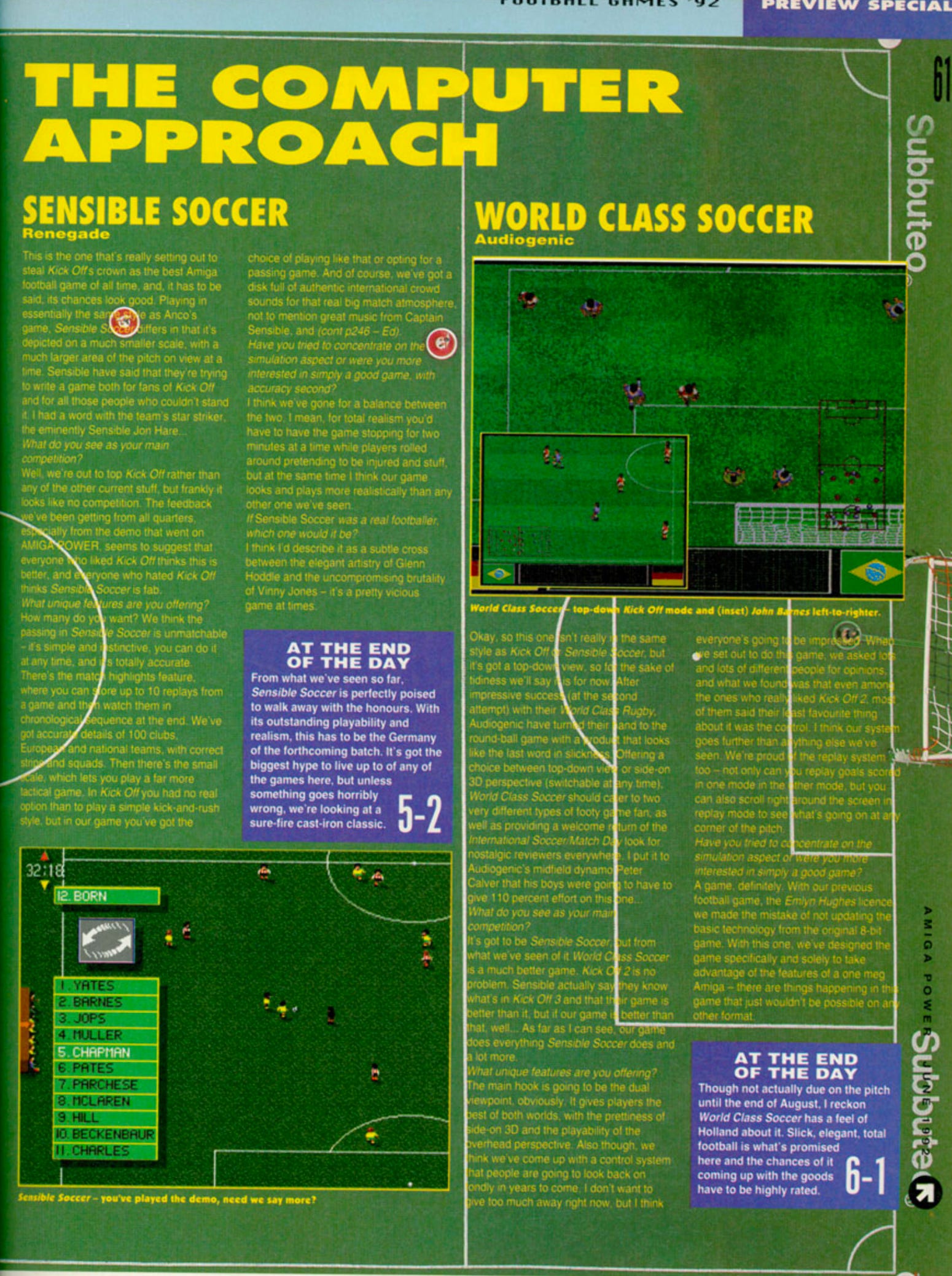 Championship Manager Amiga Review