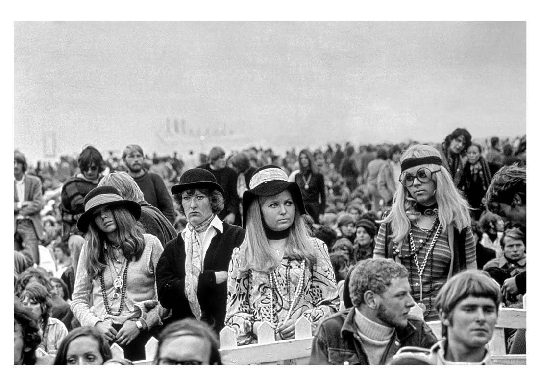 By David Hurn from The Isle of Wight Festival 1969 & 1970 zine