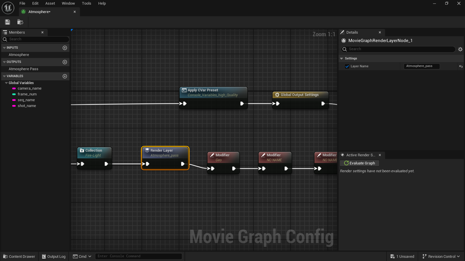 Finally, the Render Layer node which defines the name of the layer that will be saved in the filename. Of course, each render layer must have a different name.