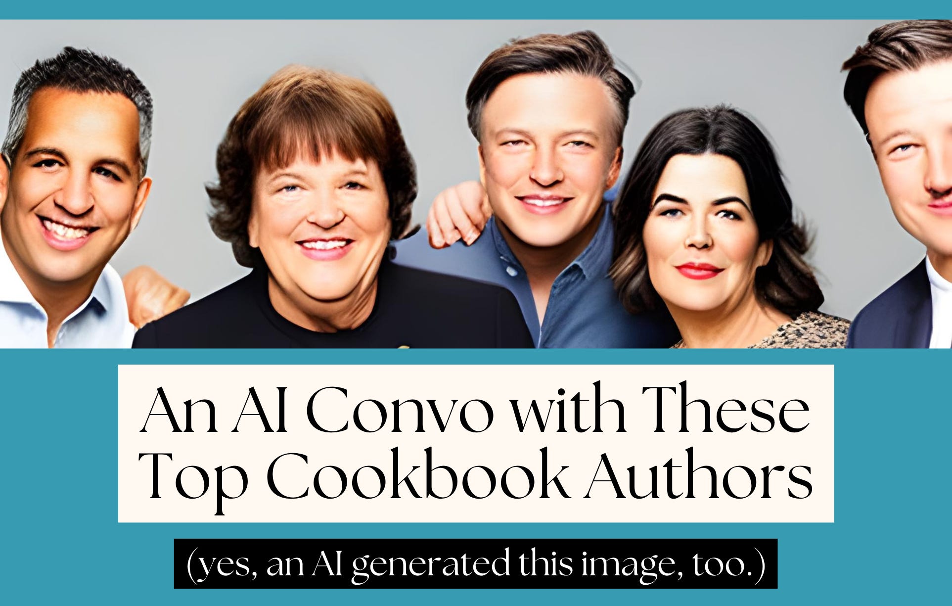 We asked an AI to bring together the top cookbook authors for a panel discussion. Here's what