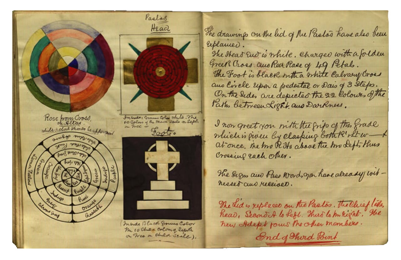 Selections from the Golden Dawn Notebooks by W.B. Yeats | Enochian, Ritual  magic, Esoteric