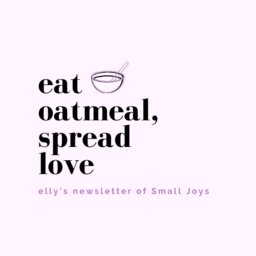 Elly Says: Eat Oatmeal, Spread Love  Logo
