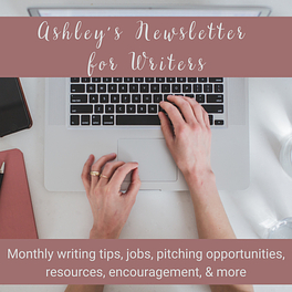 Ashley’s Newsletter for Writers Logo