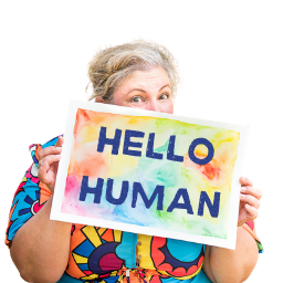 Hello Human by Rachel Klaver Logo