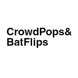 Crowd Pops and Bat Flips Logo