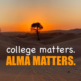 Alma Matters Letter Logo