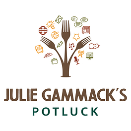 Julie Gammack's Potluck  Logo