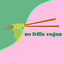 no frills vegan  Logo