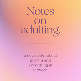 Notes on Adulting Logo