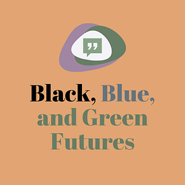 Black, Blue, and Green Futures Logo