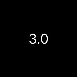 three dot zero Logo