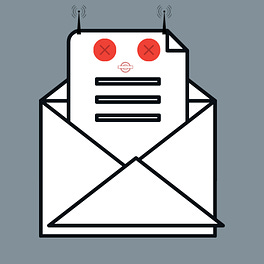 The Sentient Rejection Letter Logo