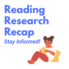 Reading Research Recap Newsletter Logo