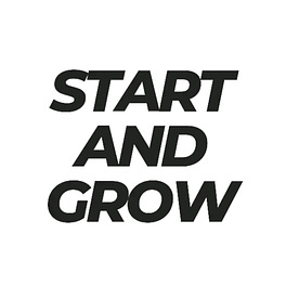 START AND GROW Logo