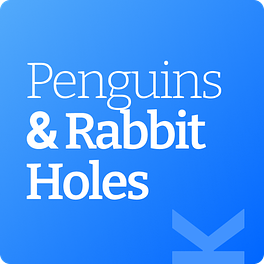 Penguins and Rabbit Holes by Joey DeBruin Logo