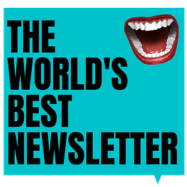 The World's Best Newsletter by Katie Martell Logo