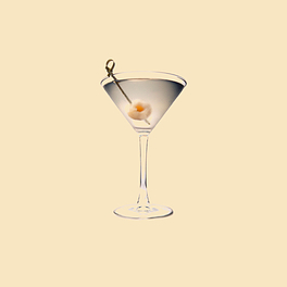 over lychee martinis Logo