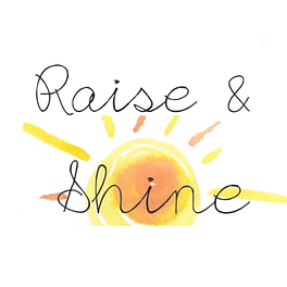Raise & Shine Letter Logo
