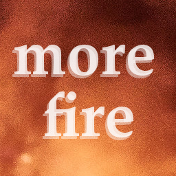 more fire. Logo