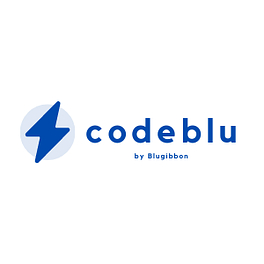 ⚡ code blu 🔵 Logo