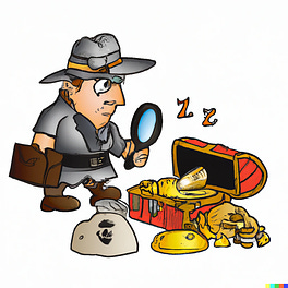 Treasure Hunting Logo