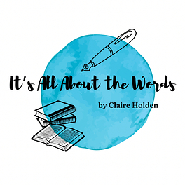 It's All About the Words by Claire Holden Logo