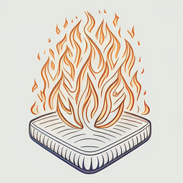 The Burning Bed Logo