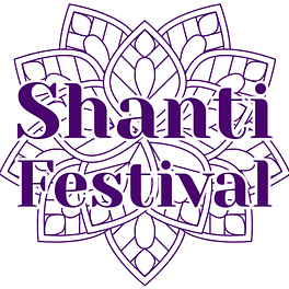 Les lettres du Shanti Festival Logo