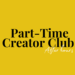 Part-time Creator Club (After Hours) Logo