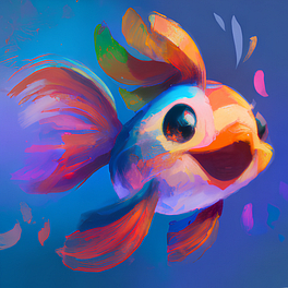 🎨 art fish intelligence 🐡 Logo