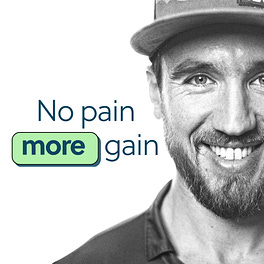 No pain more gain Logo