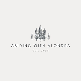 Abiding with Alondra Logo