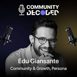 Edu Giansante - Community and Growth - Persona
