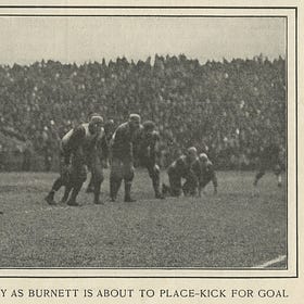 Today's Tidbit... Yale Defends a Harvard Free Kick in 1899