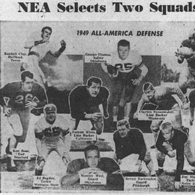 Today's Tidbit... The First Two-Platoon All-American Team