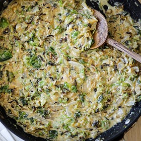 Cheesy Sprouts